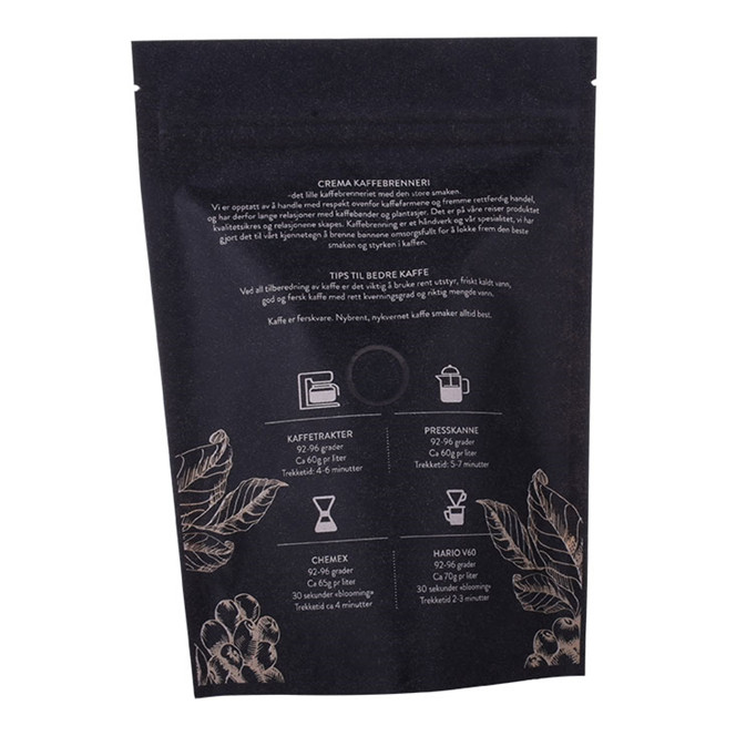 Sustainable recyclable resealable bags zipped with printing for food packing