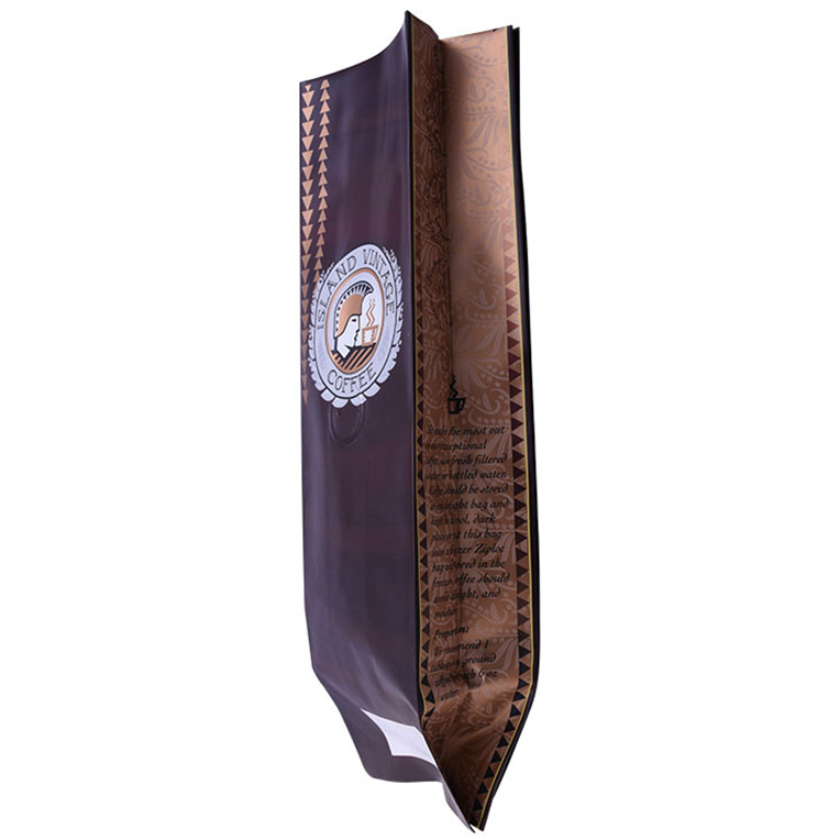 China Supplier Custom Production High Quality Retail Aluminum Foil Side Gusset Coffee Bag