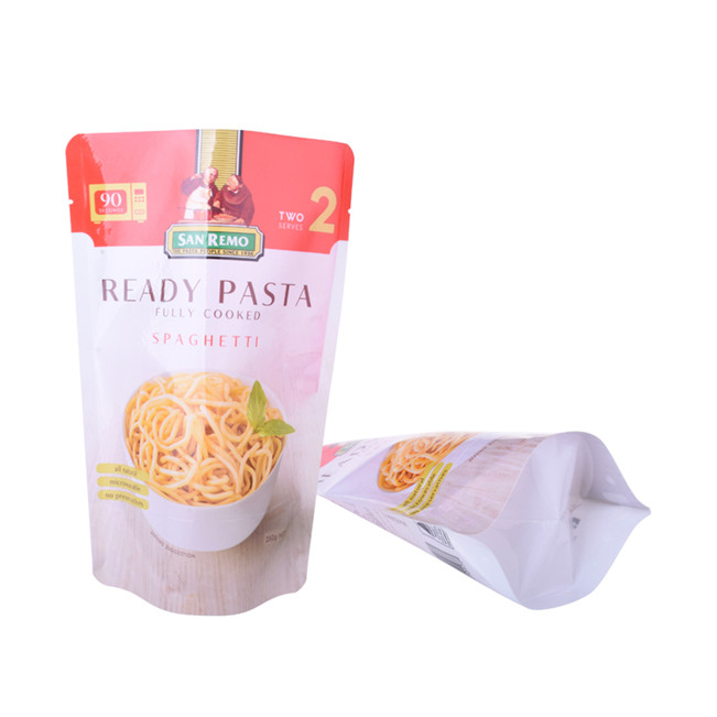 Laminated aluminum foil reclosable poly pouch resealable food pouch portion pouch vacuum seal bags
