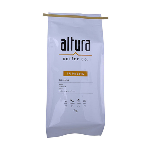 PLA Biodegradable Creative Design Side Gusset Coffee Bag Wholesale