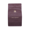 Custom Design Hot Stamping Brown Paper Ziplock Bag Food with Tear Notch