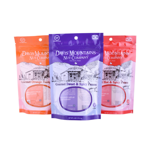Cheap Offset Printing Stand Up Pouch with Zipper Bpi Certification Compostable Nuts of Bag