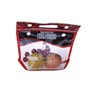 Heat seal plastic grape packaging bag with slider zipper for packing fresh fruit