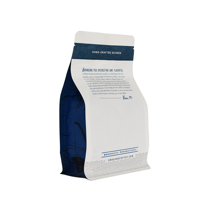 Colorful Printing Resealable Food Grade Coffee Paper Ziplock Bag