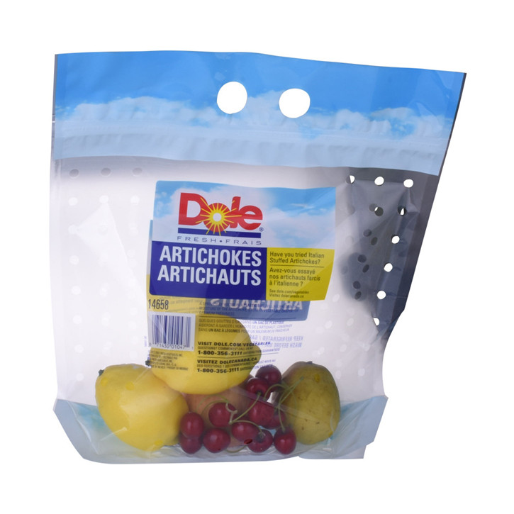 Cheap Factory Resealabele Food Grade Fruit Plastic Packaging Bag