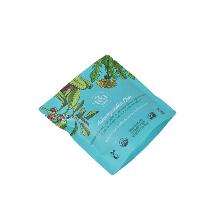 Good Quality Personalized Logo Eco Stand Up Tea Packaging Materials Bags