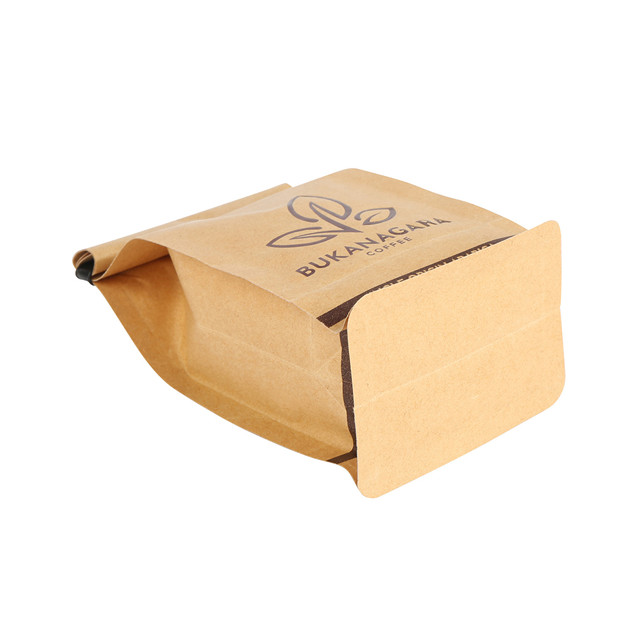 Hot Stamping Fully Biobased Compostable Kraft Paper Packaging with Tin Tie