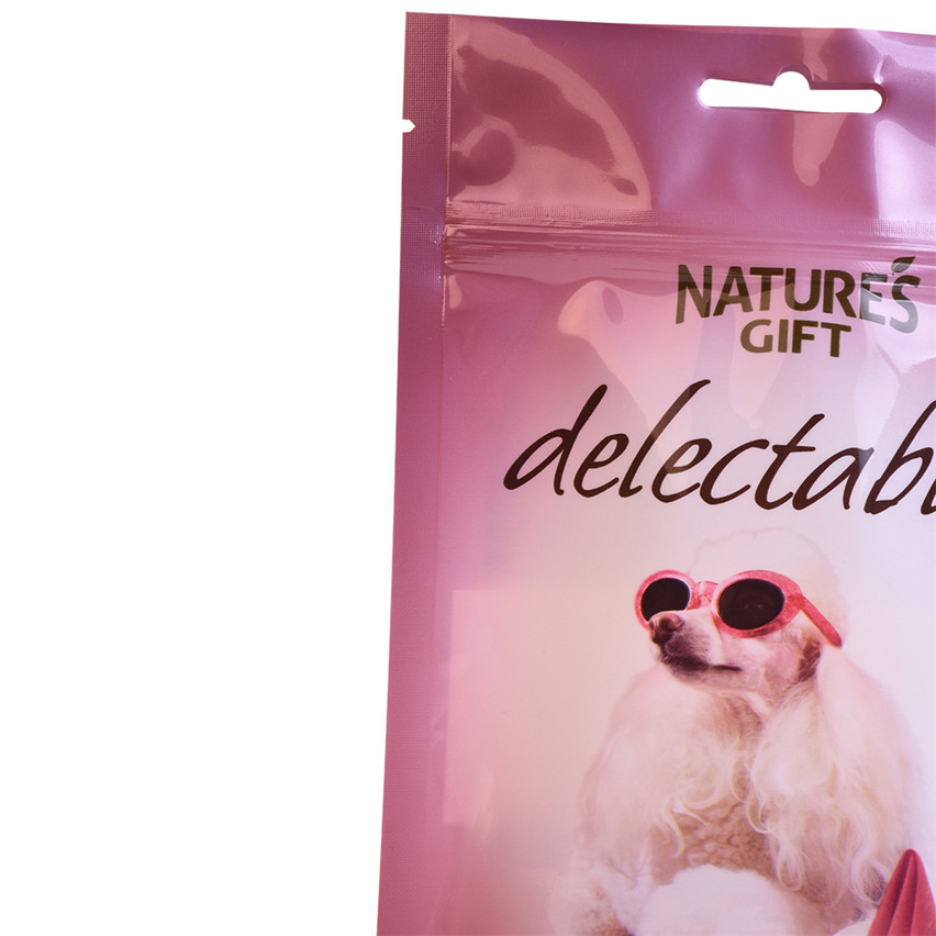 High Quality Custom Design Resealable Ziplock Eco Plastic Stand Up Pet Food Pouches