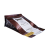 Flat bottom custom size mylar bag custom printed with zipper for chocolate packing