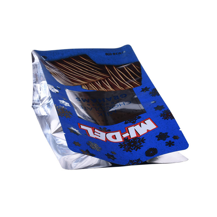 Inventory Foil Lined 8 side seal laminated pouch custom for chocolate packing