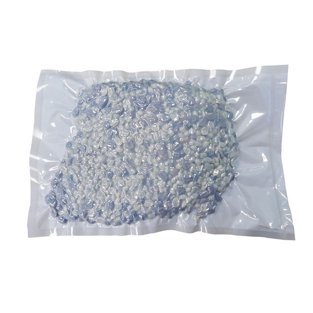 Compostable vacuumized food bag with 3 side seal