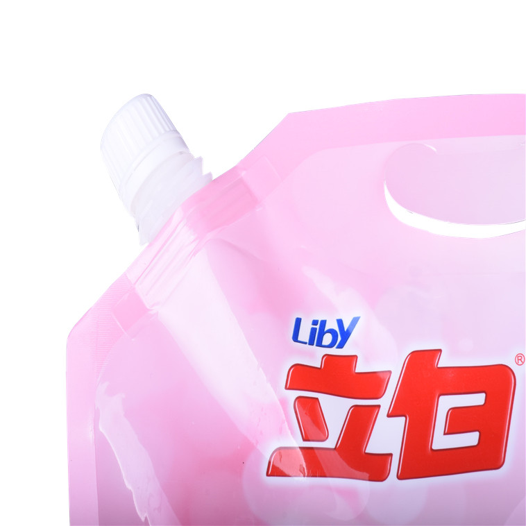 Black Spout Pouch Liquid Stand Up 1 Litre Spout Pouch 