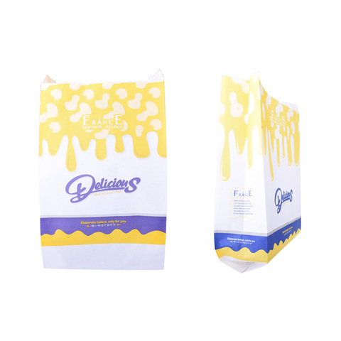 Plastic Zip Lock Compostable Material Paper Bags For Flour