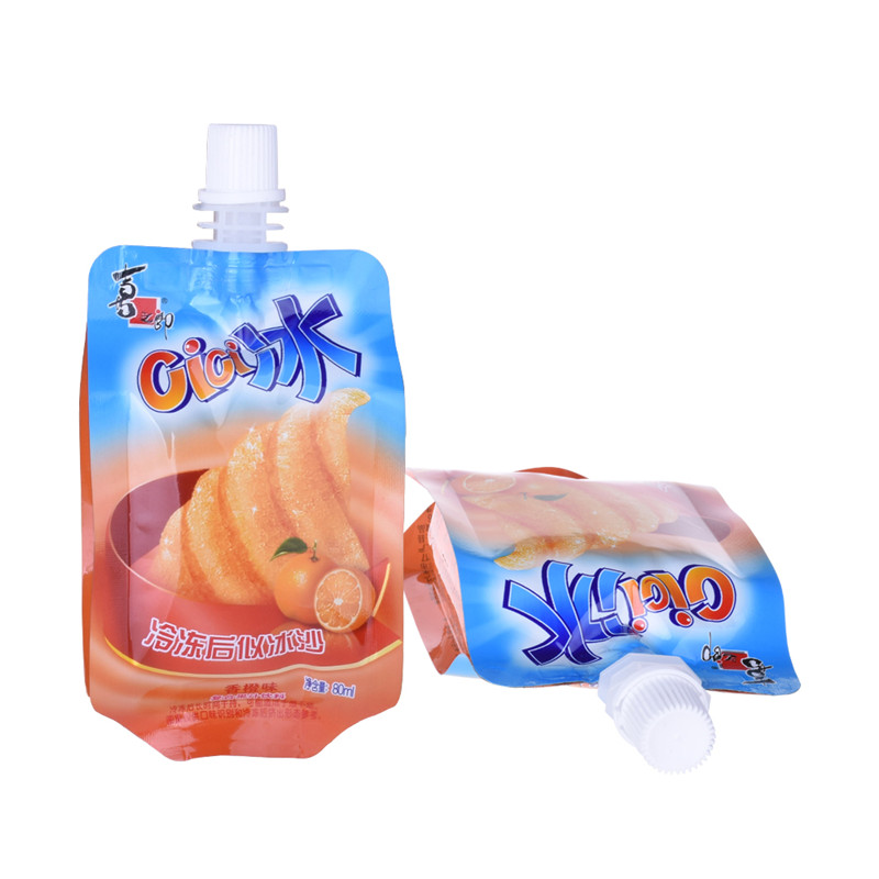 Customized Soft Touch Pouch With Spout Tap