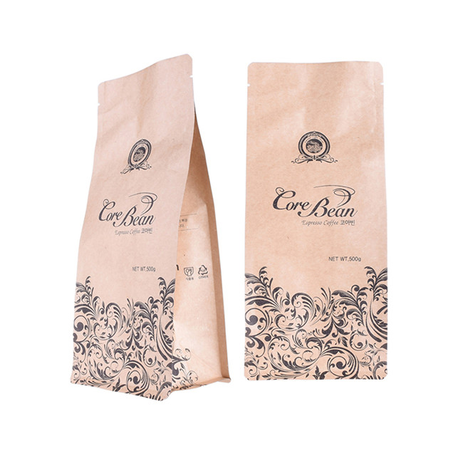1lb coffee biobased bag organic wrapper with compostable vavle