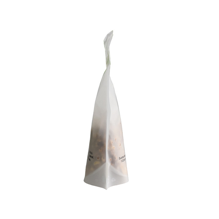 High Quality Matte Printing Biodegradable Round Bottom Zipper Bag Wholesale