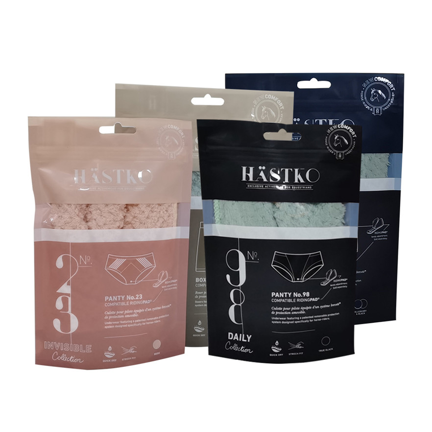 Compostable Flexible Zipper Packaging Bag for Clothing