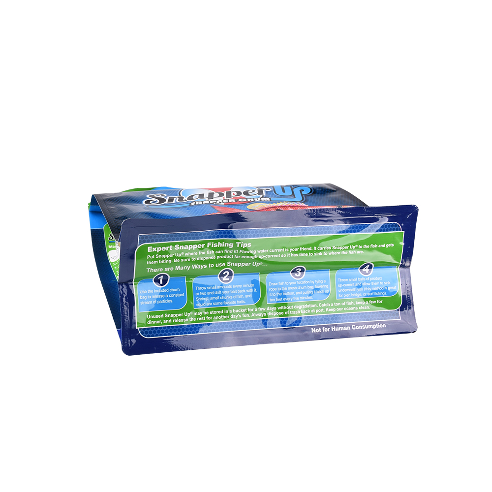 Biodegradable Recycle Recycle Pet Food Packaging Full Color Printing Flat Bottom Pouch 