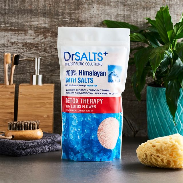 Customised Renewable Recycled PE4 Stand Up Bag for Botanical Bath Salt Packaging