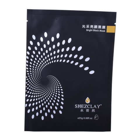 Custom Sized Face Mask Packaging Bag with Tear Notch