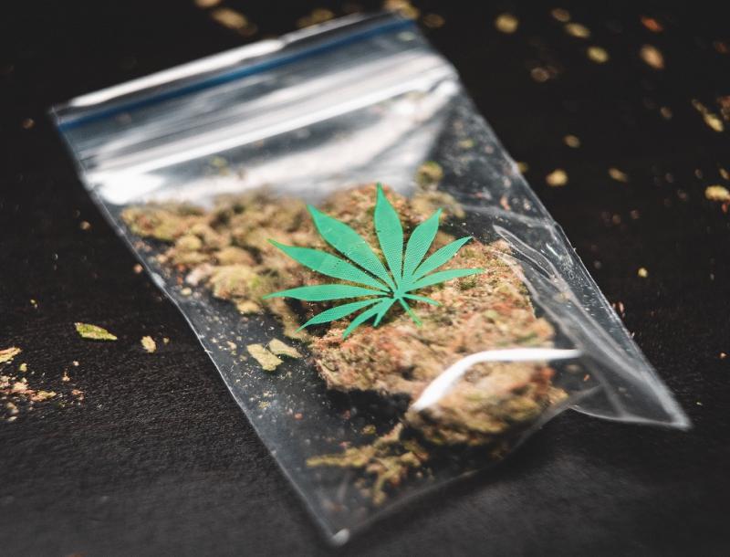 Fully-compostable pouches used in cannabis industry
