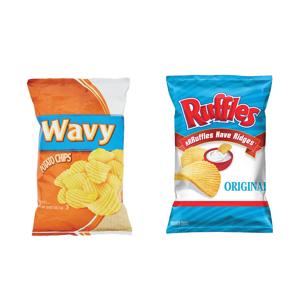 Customized Print Laminated Material Chip Bag Purses