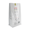 Wholesales white kraft cafe pouch with one way valve