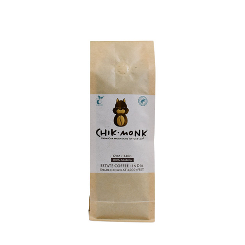 Custom coffee bag 12oz size bag with hot stampling logo