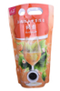 Plastic handle bags for Juice wine with tap 