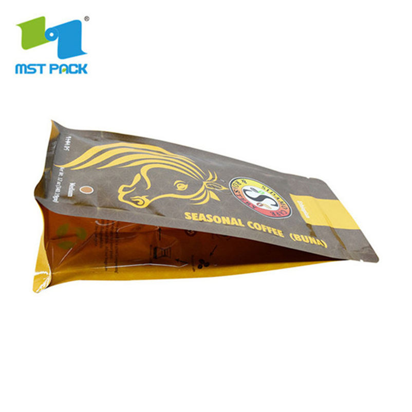 Eco Transparent Bag Of Ground Coffee