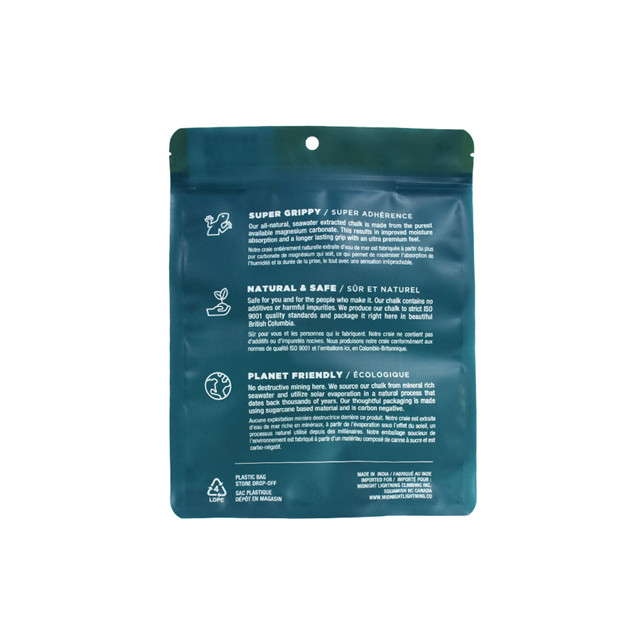 Sustainable bioplastics bag for powder recycled