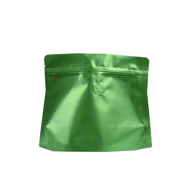 Custom diamond shaped coffee packed pouch with valve