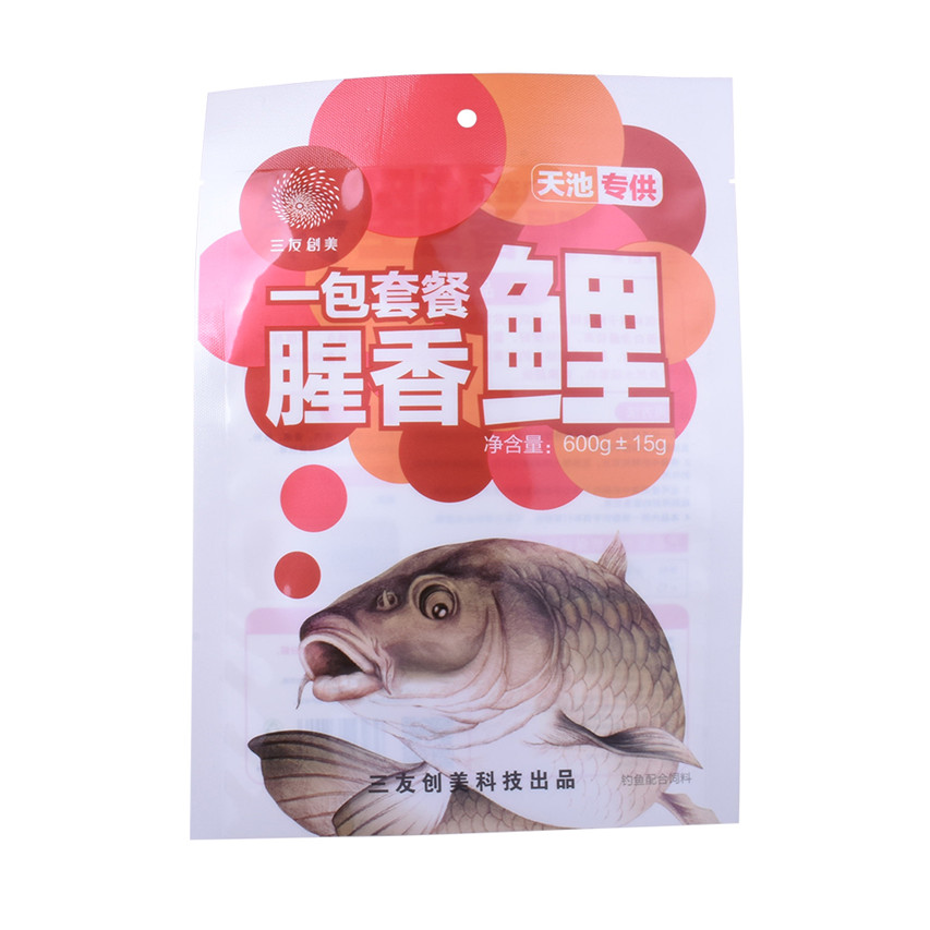 Creative Design Full Gloss Finish Food Bags Compostable Clear Zipper Pouch Gusset Bag Pet Food Packaging