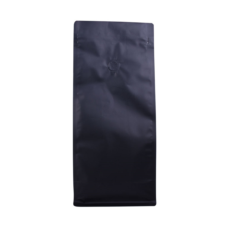 High Quality Standard Top Zip Black Kraft Paper Zipper Bag Packaging for Bags