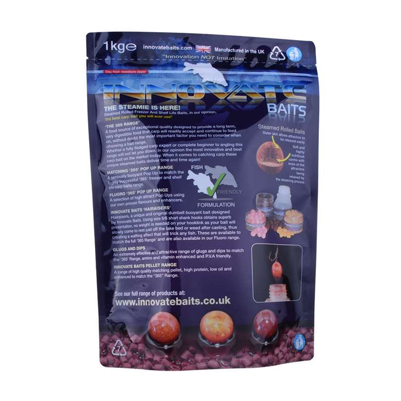 Recyclable Plastic Stand Up Pouch Pet Food Packaging Bag