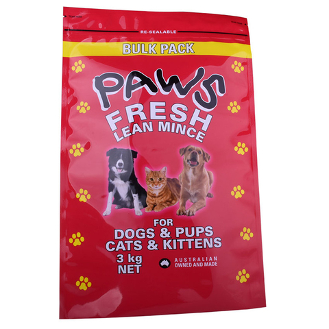 Custom Production Customised pet food packaging bag suppliers