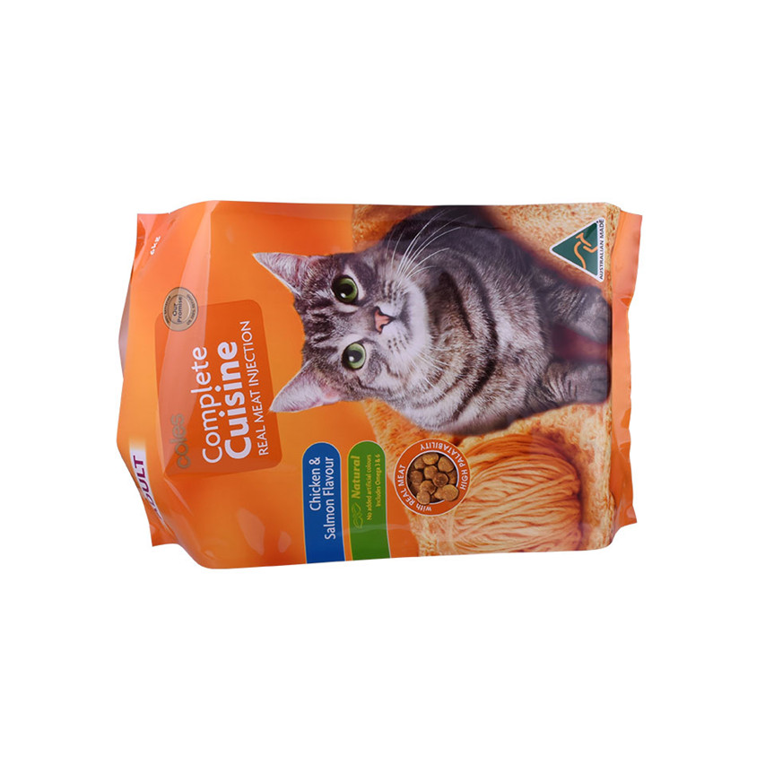 Laminated Aluminum Foil Plastic Biodegradable Vs Degradable Side Gusset Bags Empty Feed Bag for Sale