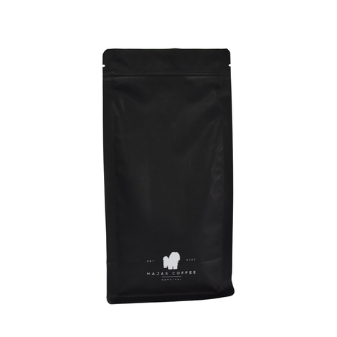 Moisture Proof Transparent Biodegradable Ziplock Bags Customizable Packaging 8 Oz Coffee Bags