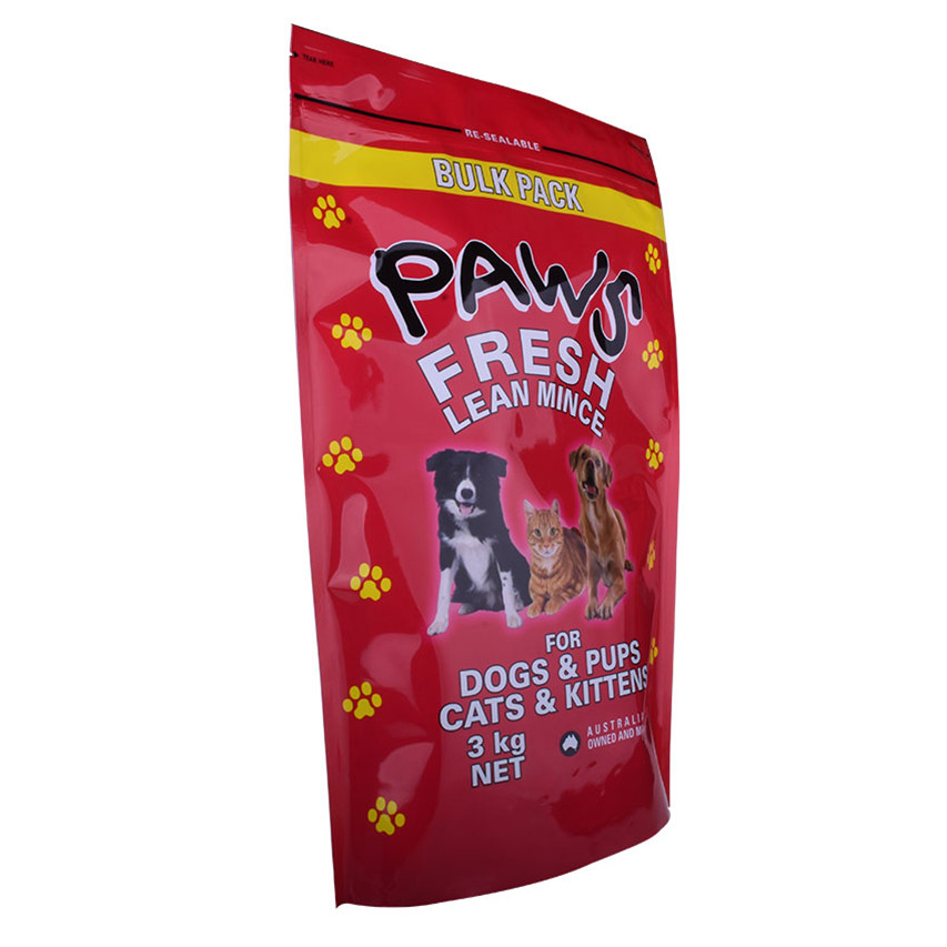 New Design Varnishing Zip Lock Pouch Biodegradable Vs Plastic Dog Treat Bag