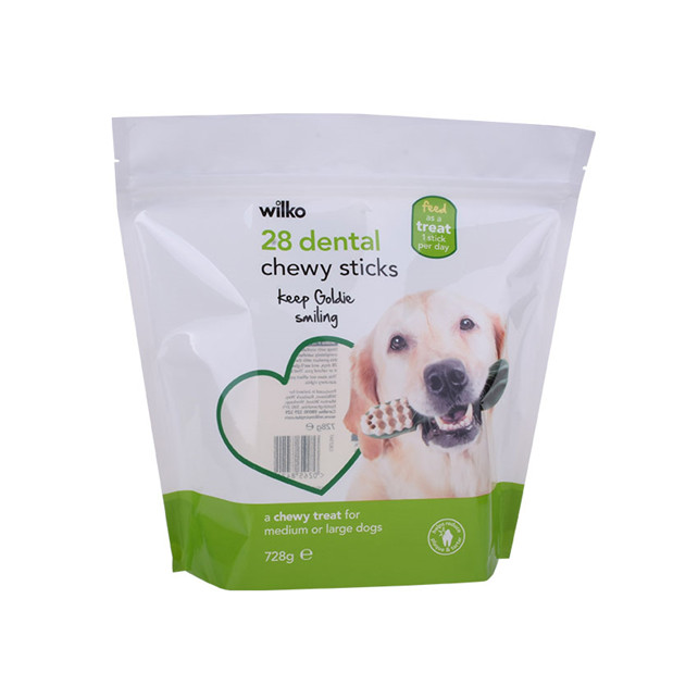Renewable Plastic Recycle Cat Food Pouches Digital Printing On Plastic Pouches