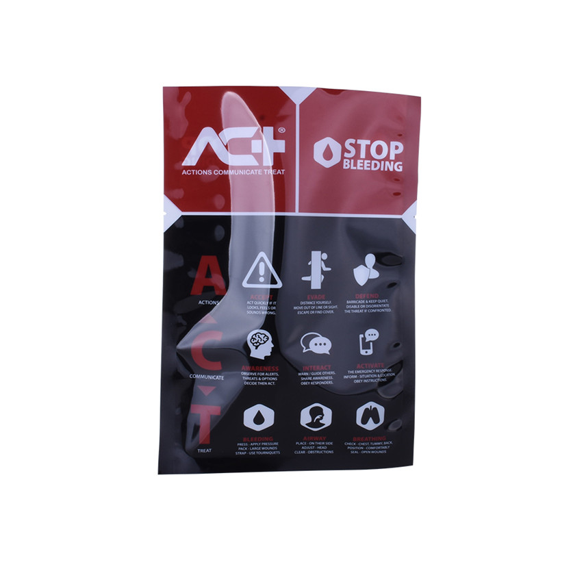 Custom Heat Seal Tear Off Zip Biodegradable Packaging Companies Stand Up Zip Pouch Food Saver Vacuum Sealer Bags