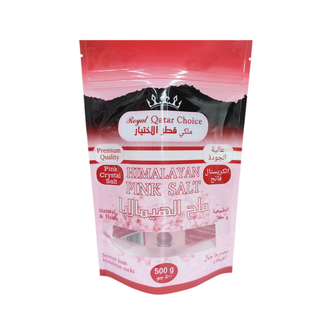 Eco transparent recycle pet food pouches clear mini pouch crimper hand sealer
