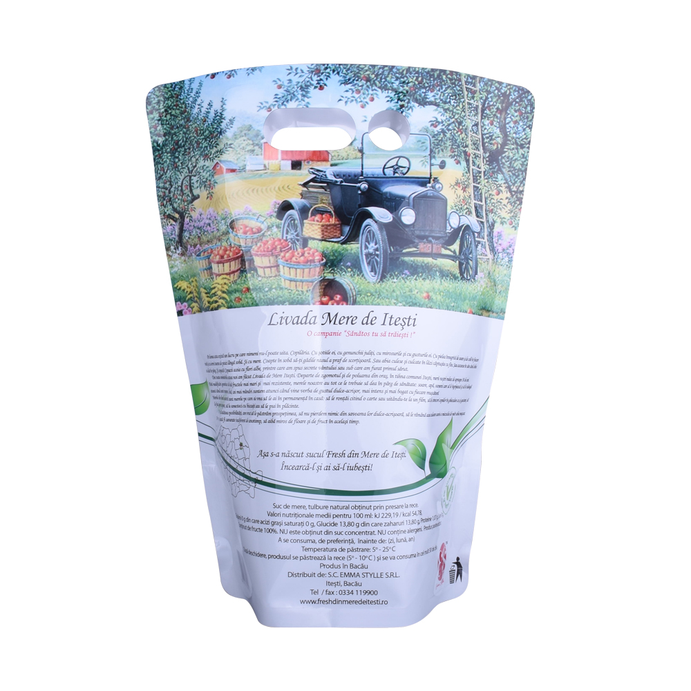 100% Recyclable Anti-Leakag Custom Printed Jelly Spout Pouches
