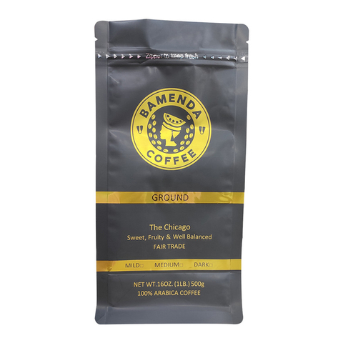 Ziplock Transparent Compostable Zipper Bags Stand Up Plastic Packaging Coffee Pouches