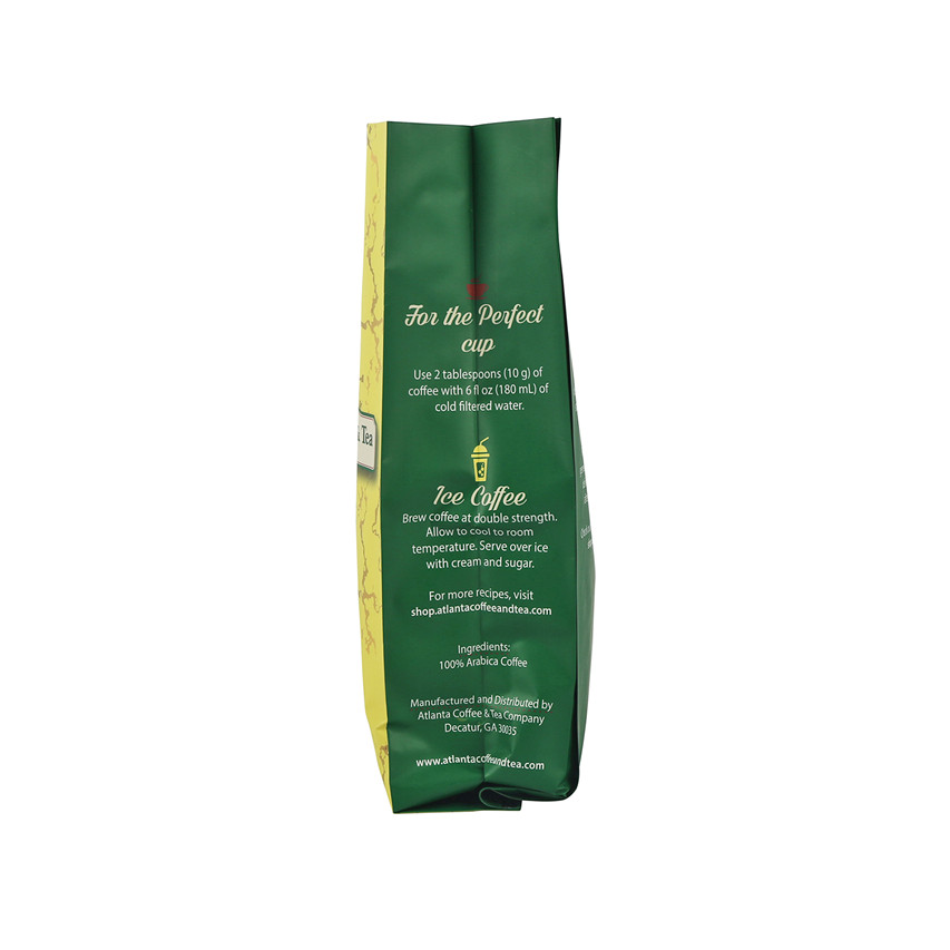 Laminated Aluminum Foil Laminated Material Biodegradable Vs Compostable Zipper Pouches in Bulk Branded Coffee Bags