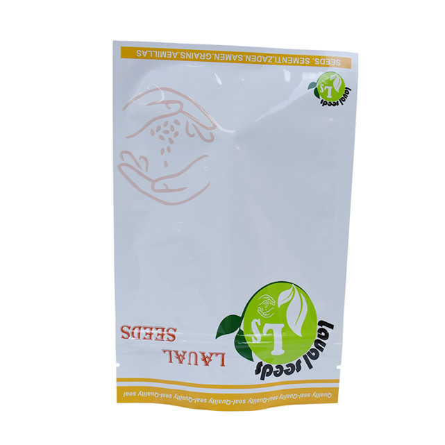Customized Print Hot stamping mylar stand up pouches bird seed 20 lb bag seed packaging design