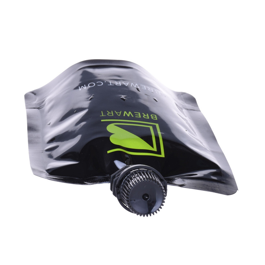 Colorful Printing Easy Tear Sustainable Raw Material Sugar Cane Disposable Juice Pouch Packaging Material