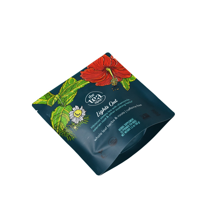 FSC Certified Printed Ziplock Stand Up Pouch for Tea Wholesale