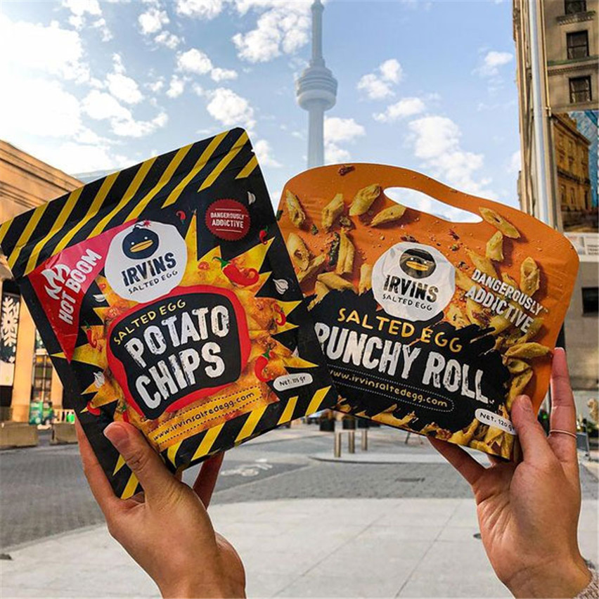 Eco Friendly High Quality Custom Ziplock Moisture Proof Potato Chip Bags