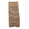 Custom printed side gusseted brown kraft coffee bags with valve tin tie rolled